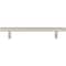 Jeffrey Alexander 128 mm Center-to-Center Satin Nickel Square Dominique Cabinet Bar Pull 845-128SN - alternate 4